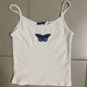 Brandy Melville Tops - Skylar butterfly tank Brandy Melville Tops - Skylar butterfly tank